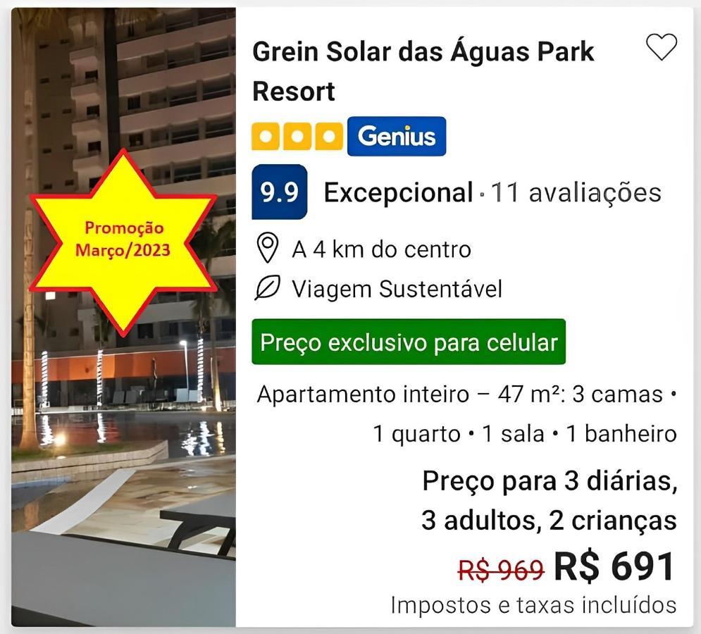 Grein Solar Das Aguas Park Resort Olímpia Eksteriør billede